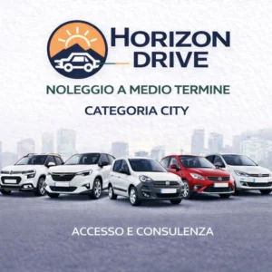 Scopri le soluzioni di Horizon Drive per il noleggio a medio termine. Ampia gamma di auto Categoria City per privati e aziende. Richiedi consulenza e accesso immediato.