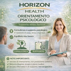 HORIZON HEALTH &ndash; ORIENTAMENTO PSICOLOGICO